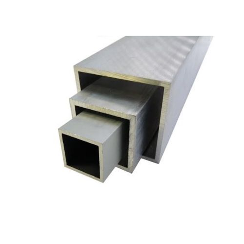 Aluminium firkantrør 20x20x2-100x100x4mm AlMgSi0,5 firkantrør 0,2-2 meter Evek GmbH - 1