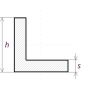 Aluminium L-profilvinkel ligebenede 25x25x4mm-50x50x5mm Alu 0,25-2 Met