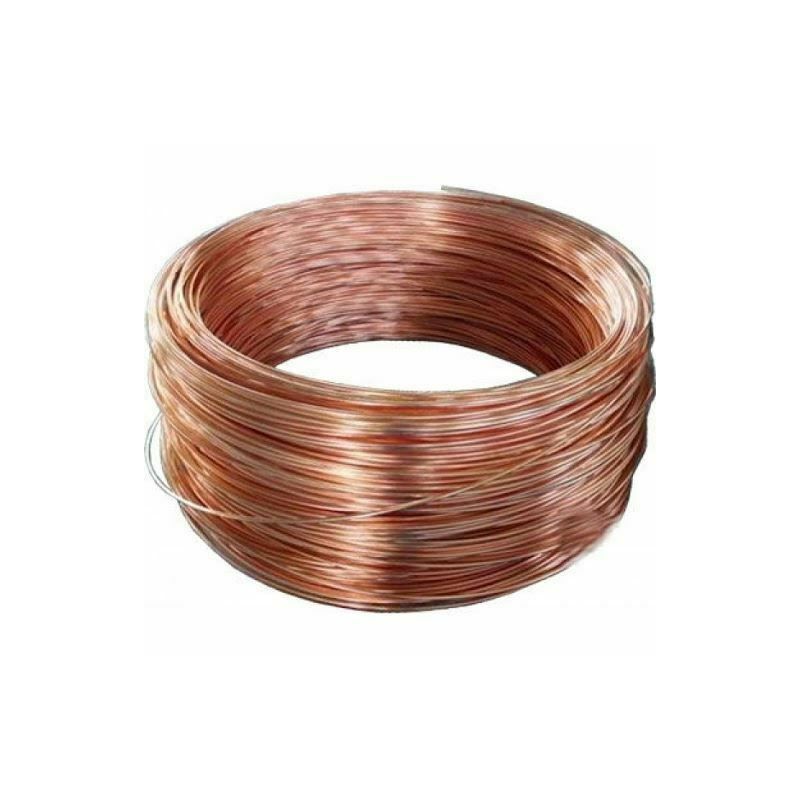 Kobbertrådsblank Ø0,1-5mm Cu-ETP uden lak Ubelagt Cu håndværkstråd 2-750 meter Evek GmbH - 1
