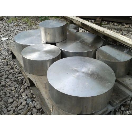 Rustfrit stål rund plademetal 20mm 1.4571 rund skive 316Ti rund stålstang Ø 100-300mm Evek GmbH - 1