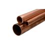 Kobberrør 3x0.5mm-54x1.5mm stang 2.0090 Aisi C11000 opvarmning drikkevand 0,1-2 meter