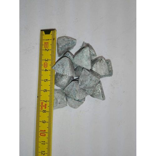 Zink Zn renhed 99,99% rå zink rent metalelement 30 pyramider 10gr-5kg