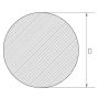 Rustfrit stålstang 2mm-20mm 1.4571 UNS S31635 Rundstang Solid materiale