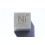 Nikkel metal terning 10x10mm poleret 99,6% renhed terning