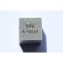 Nikkel metal terning 10x10mm poleret 99,6% renhed terning