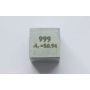 Vanadium V metal terning 10x10mm poleret 99,9% renhed terning