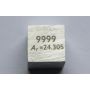 Magnesium Mg metal terning 10x10mm poleret 99,95% renhed terning