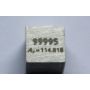 Indium i metal terning 10x10mm poleret 99,995% renhed terning