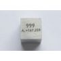 Erbium Er metal terning 10x10mm poleret 99,9% renhed terning