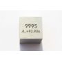 Niobium Nb metal terning 10x10mm poleret 99,95% renhed Niobium terning