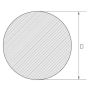 Titanium Grade 5 Titanium stang 8-40mm Rund stang 3.7165 R56400 Massiv aksel 1.2-2meter